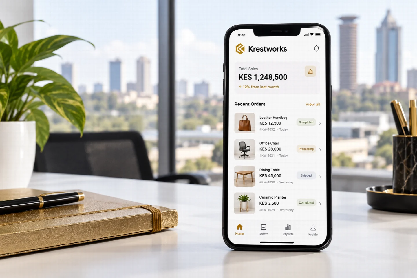 A page-specific view of mobile development in a Kenyan technology setting