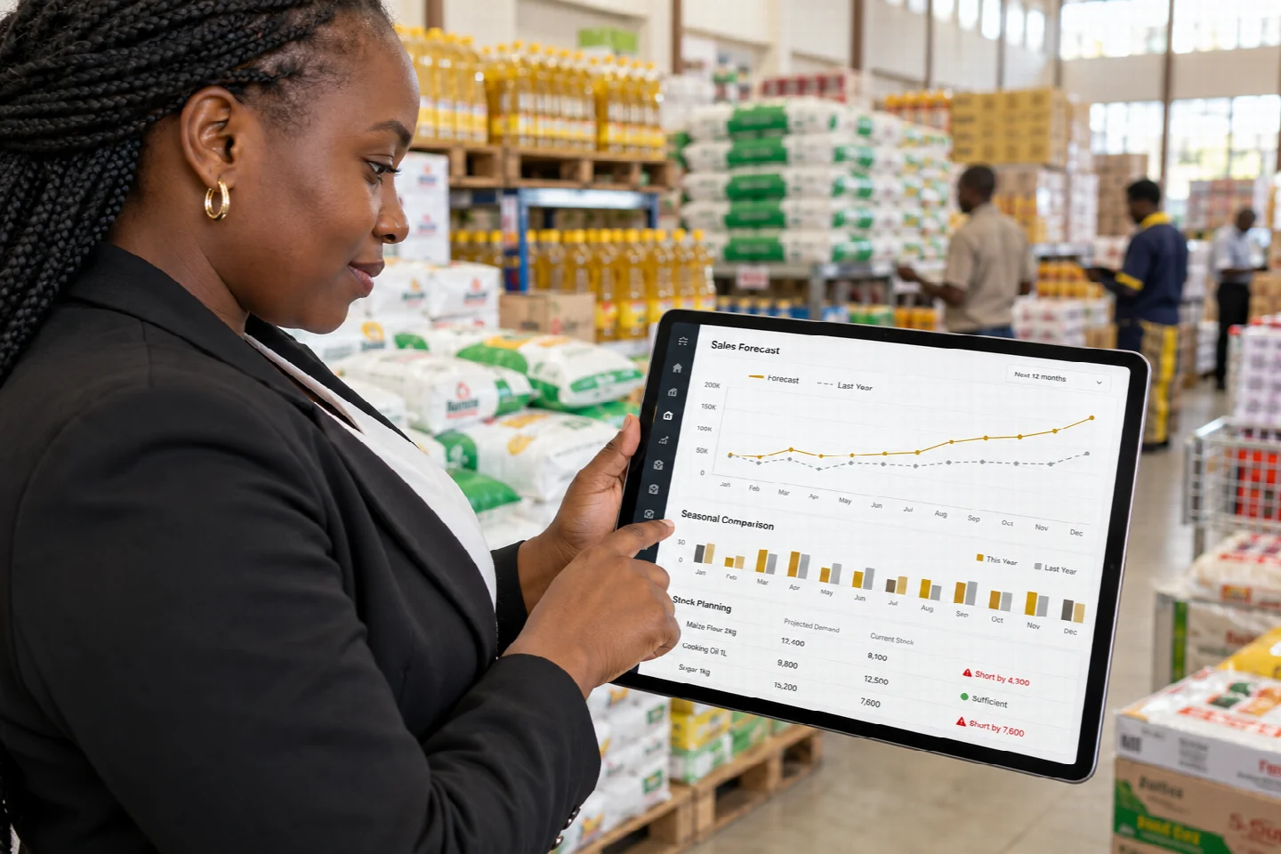 A page-specific view of sales forecasting in a Kenyan technology setting