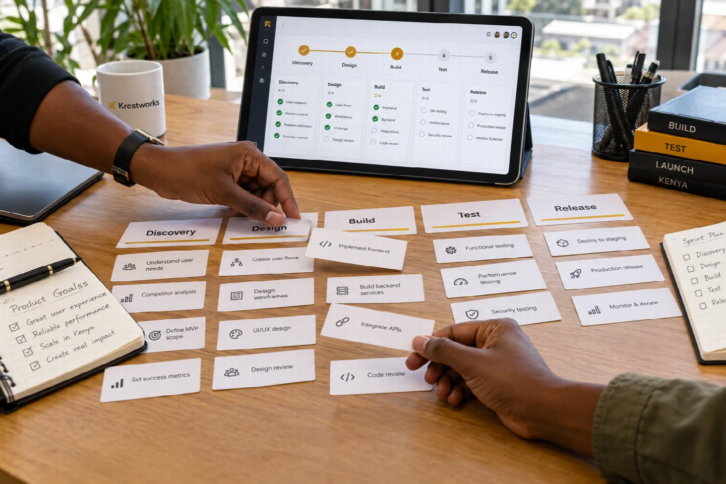 A page-specific view of sdlc simulator in a Kenyan technology setting