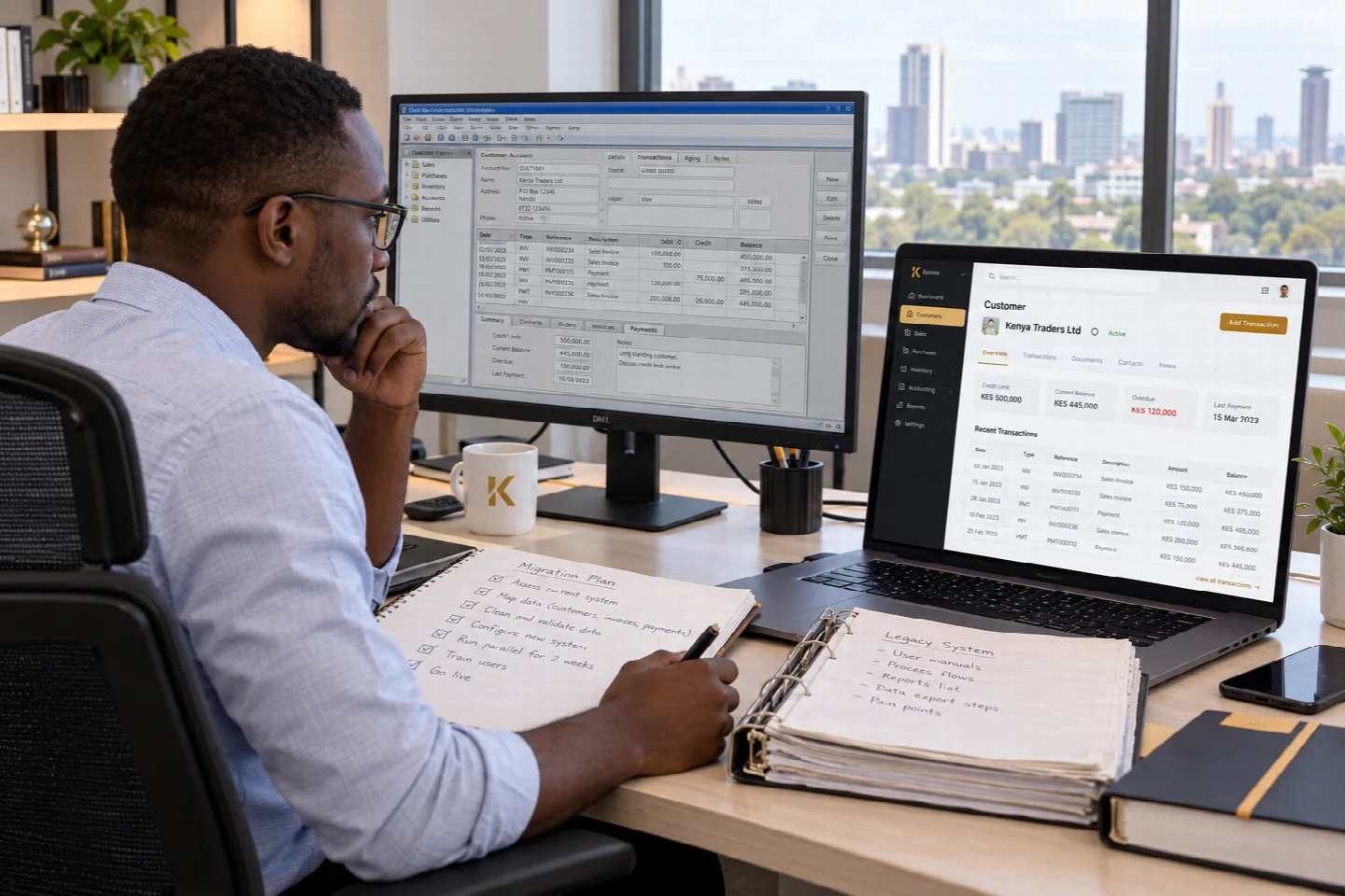 A page-specific view of software modernization in a Kenyan technology setting